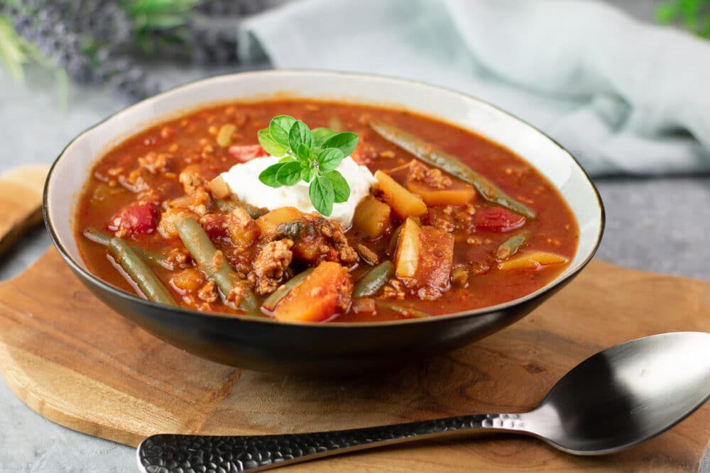 Kürbis Chili Mittagessen