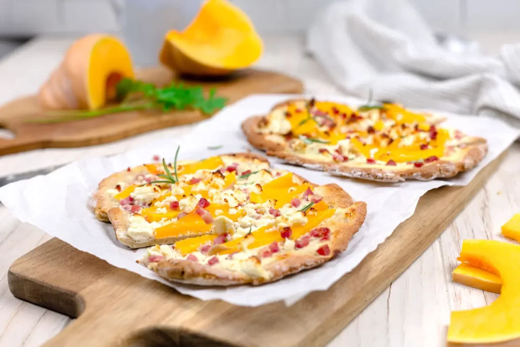 Low Carb Kürbis-Rezepte - Rahmfladen