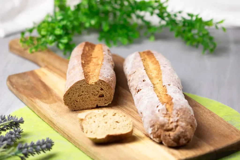 Low Carb Baguette aus Hefeteig